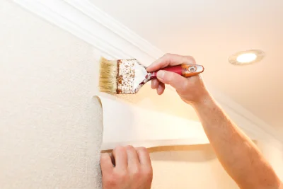 Pose de papier peint à Ponteilla — revêtements muraux et toiles de verre